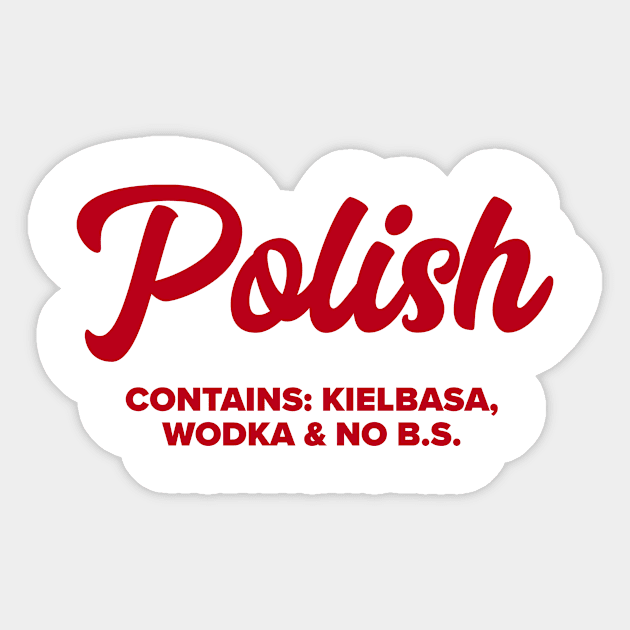 Polish Sticker by MessageOnApparel